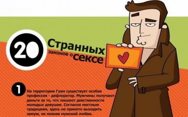 20 странных законов о сексе в картинках