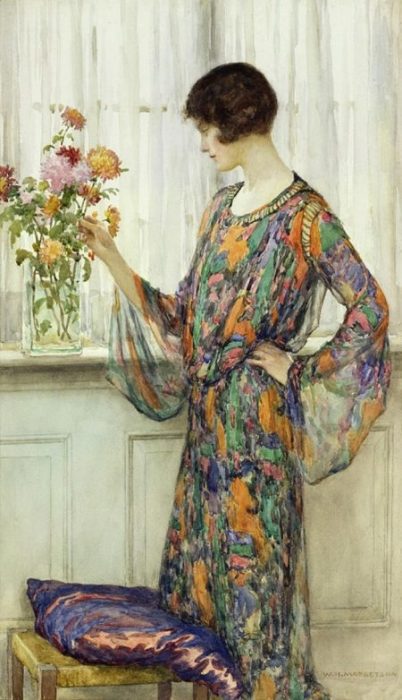 Цветы. Автор: William Henry Margetson.