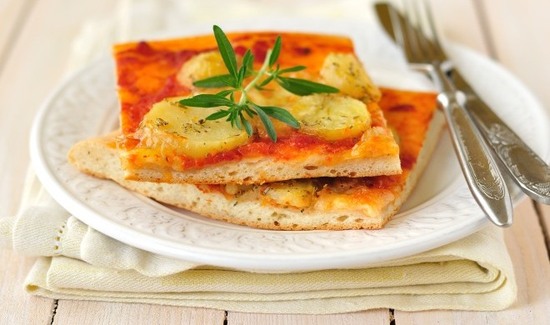 Великий пост: картофельная пицца пицца картофельная