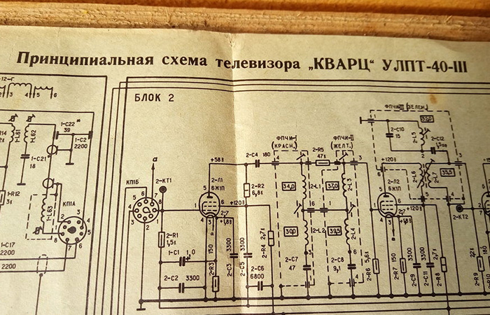 Принципиальная схема к телевизору./ Фото: ay.by Принципиальная схема к телевизору./ Фото: ay.by