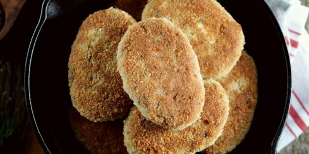 Котлеты из селёдки по-фламандски Котлеты из селёдки по-фламандски