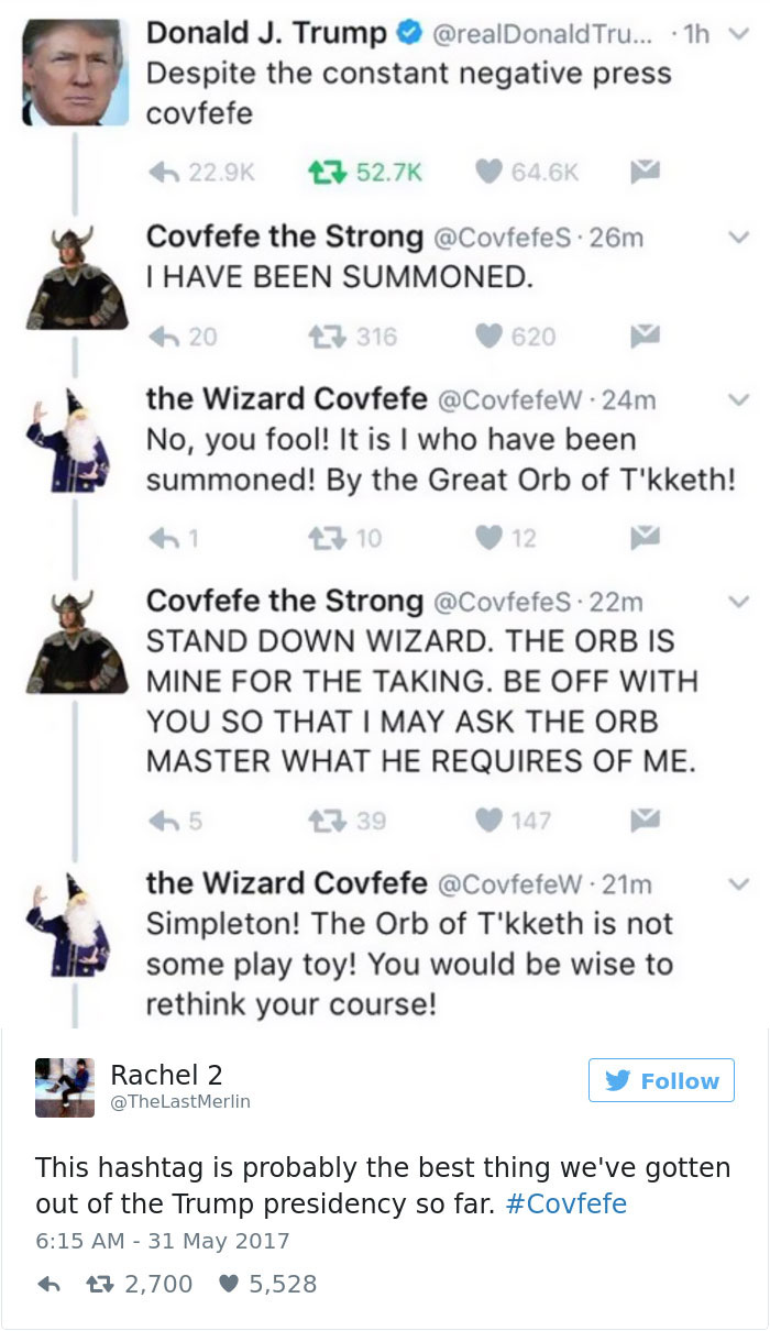 Funny Covfefe Reactions