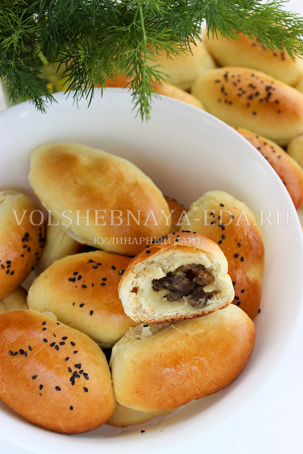 Как сделать пирожки с грибами и картошкой Как сделать пирожки с грибами и картошкой