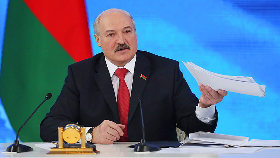 Александр Лукашенко на пресс-конференции в Минске