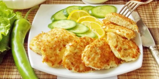 Рыбные котлеты с белым вином Рыбные котлеты с белым вином