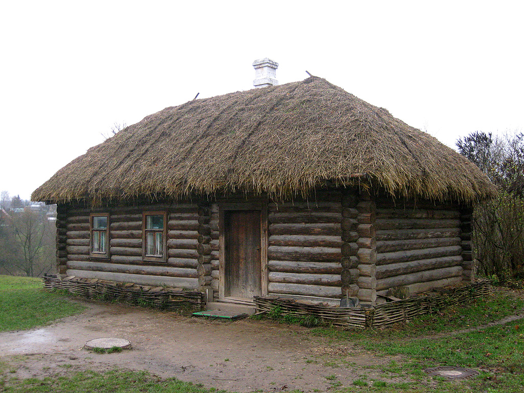 Русская изба. Чем крыли крыши.
