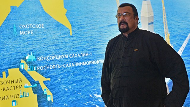 Американский киноактер Стивен Сигал. Архивное фото Американский киноактер Стивен Сигал. Архивное фото