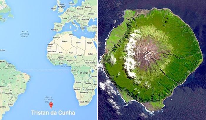 Тристан-да-Кунья - самый удаленный населенный остров на свете, где нет ни мобильной связи, ни Интернета