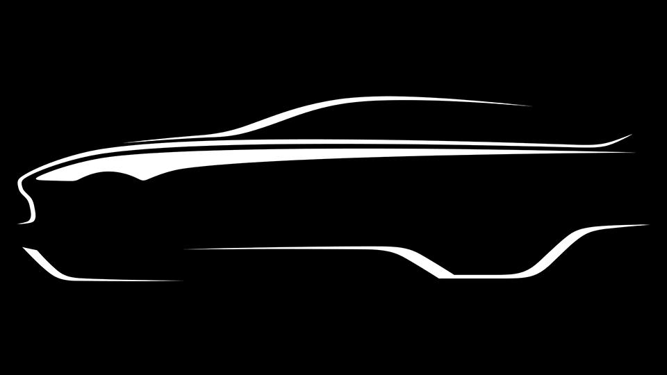 Aston Martin показал силуэт своего первого кроссовера