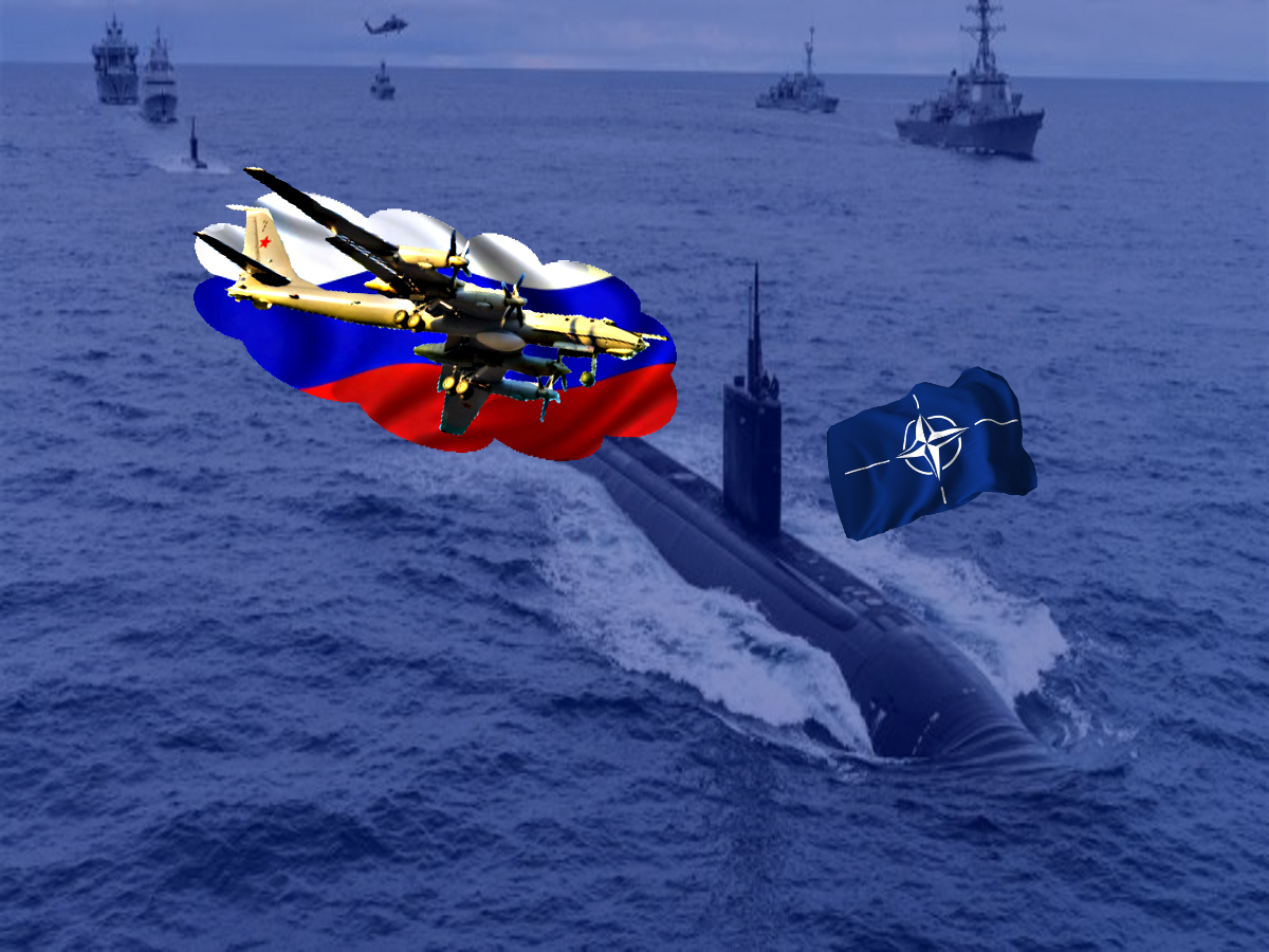 Самолеты ВМФ России имитировали атаку на военный флот НАТО во время маневров альянса у берегов Исландии, вынудив свернуть учения