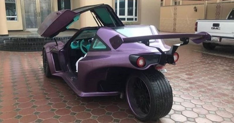 Трехколесный Pagani Zonda выглядит выглядит очень необычно