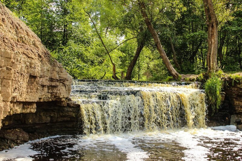 Саблинский и Тосненский водопады Саблинский и Тосненский водопады СПб, достопримечательности, путешествие, санкт-петербург