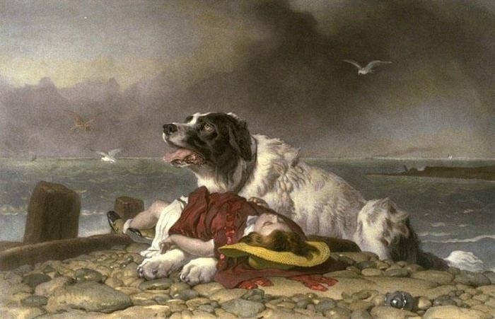 «Спасенная». Автор: Эдвин Ландсир. «Спасенная». Автор: Эдвин Ландсир.