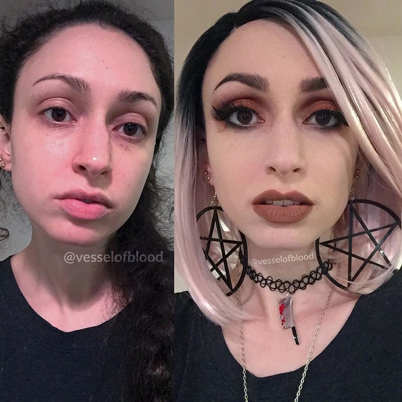 До и после: 19 блестящих примеров макияжа, на которые надо смотреть каждой девушке грим, девушки, до и после, люди, макияж
