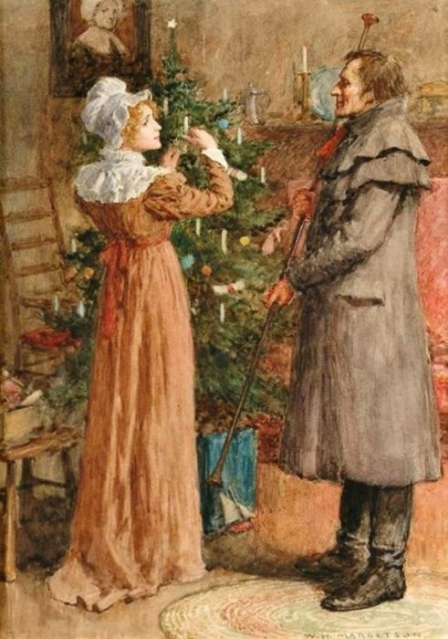 Первое Рождество. Автор: William Henry Margetson. Первое Рождество. Автор: William Henry Margetson.