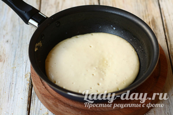 выпекаем блин-пирожок