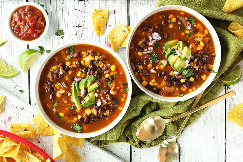 Bean soup at home
