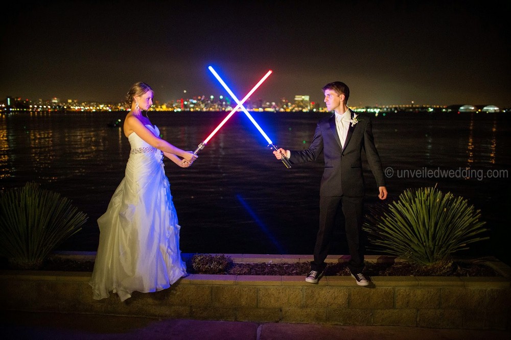 На светлой стороне: как прошла свадьба в стиле «Звездных войн»