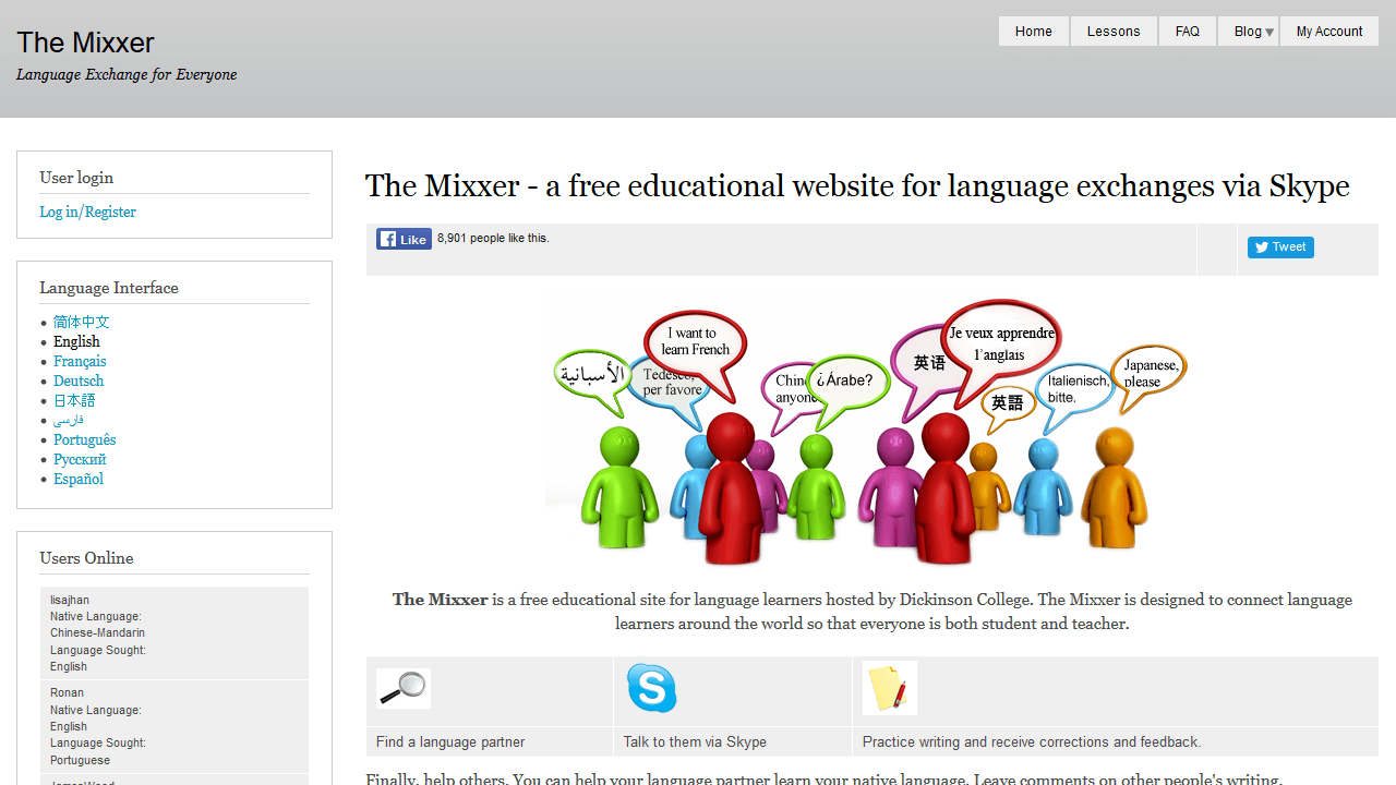 language-exchanges.org
