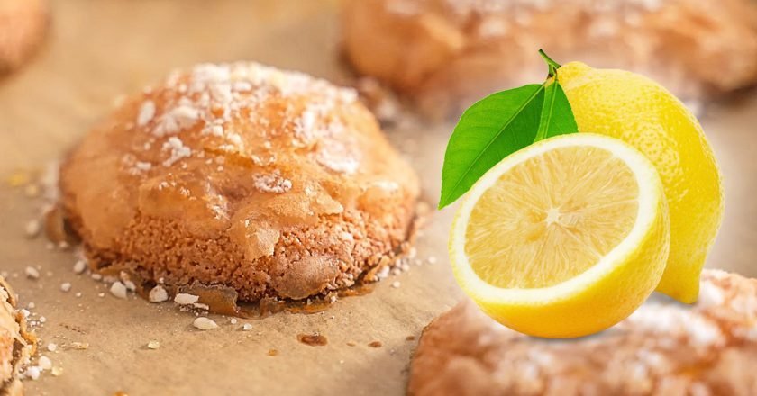 Лимонное печенье без муки