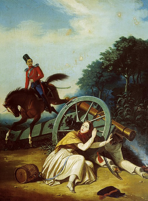 К. Гампельн. Сцена из Отечественной войны 1812 года К. Гампельн. Сцена из Отечественной войны 1812 года