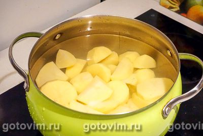 Фотографии рецепта Открытые пирожки калитки с картошкой, 01 Открытые пирожки калитки с картошкой, Шаг 01