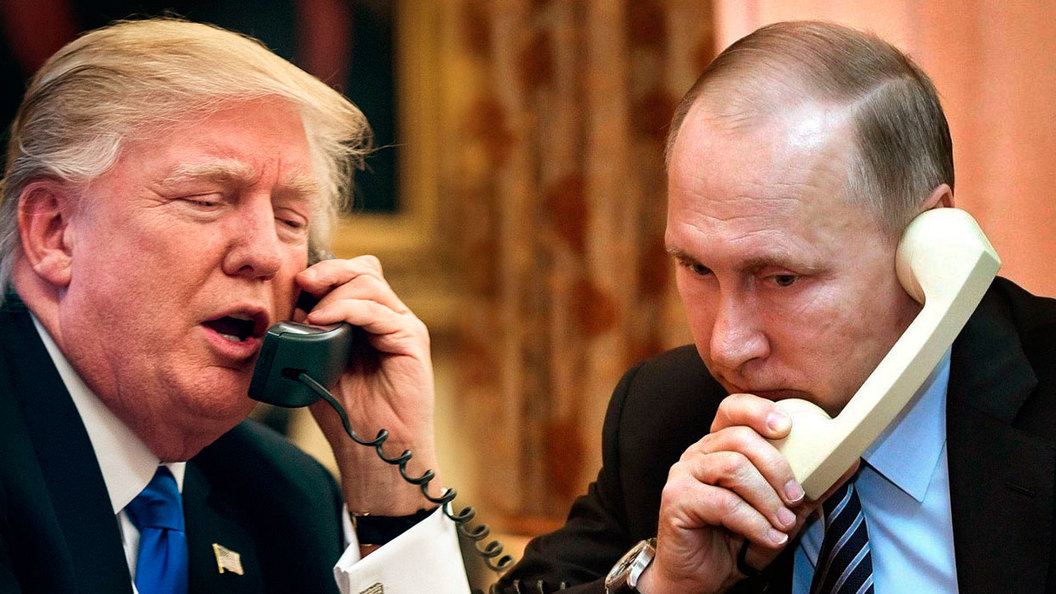 Трамп позвонил Путину после удара по Сирии Трамп позвонил Путину после удара по Сирии