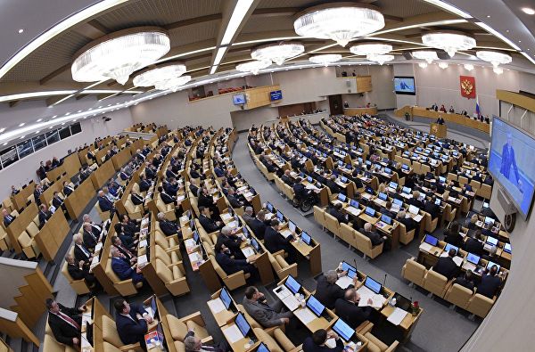 Пленарное заседание Госдумы РФ. 9 января 2019