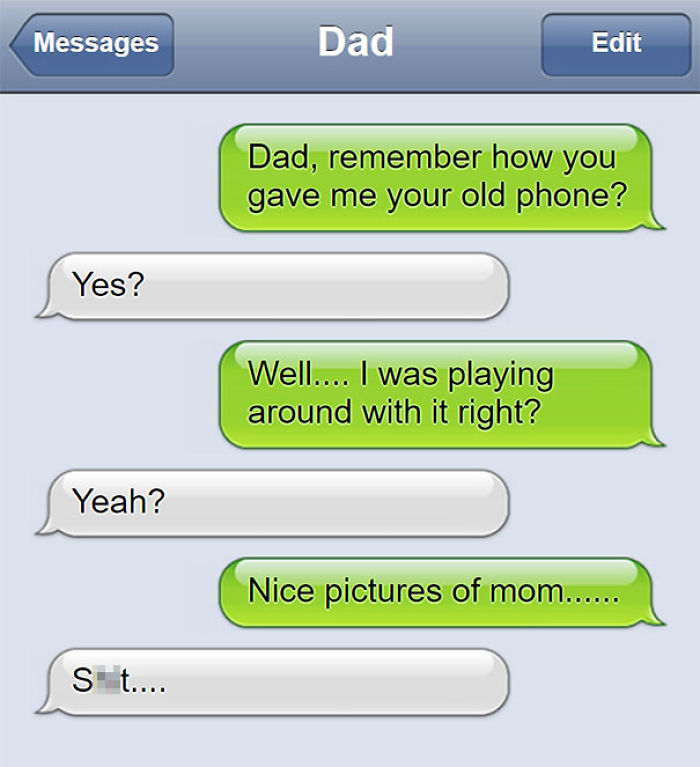 Funny Dad Text