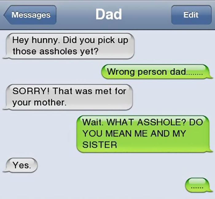 Funny Dad Text