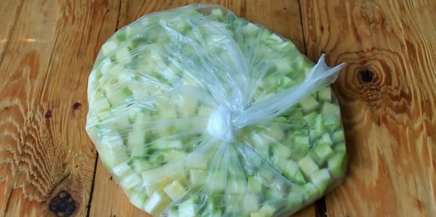Замороженные кабачки Замороженные кабачки на зиму