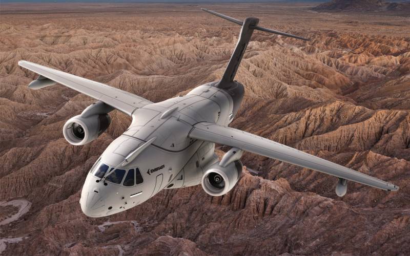 Бразильский военно-транспортный самолёт Embraer KC-390