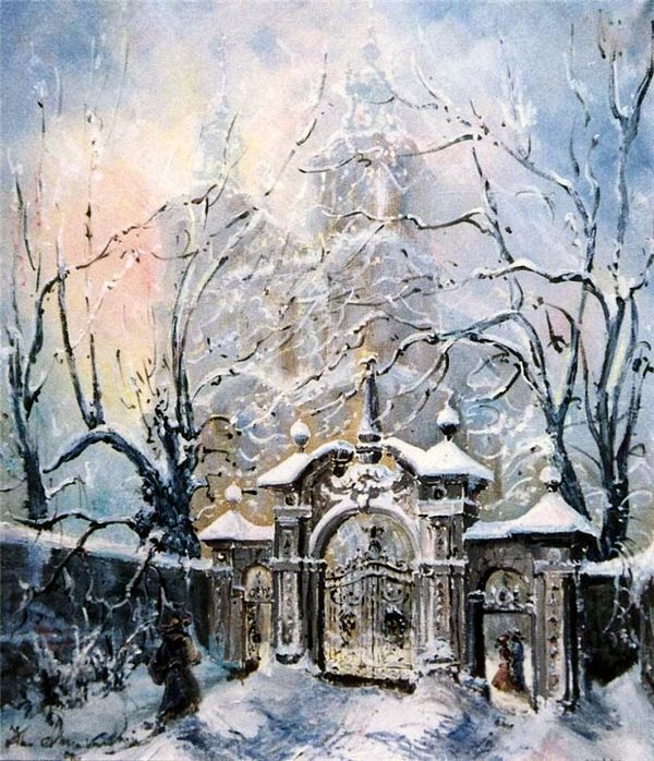 Ах, зимушка-зима. Автор: Chrzanowski Jan Kanty. Очарование зимы на картинах современных русских и зарубежных художников