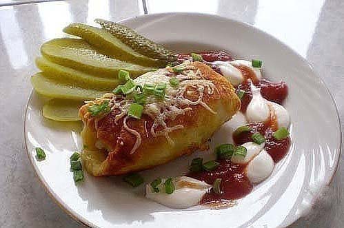 Картофельные рулетики с мясом Картофельные рулетики с мясом
