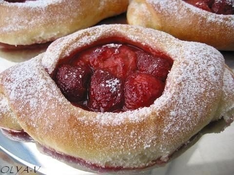 Тесто для пирога с клубникой в духовке пошаговый рецепт