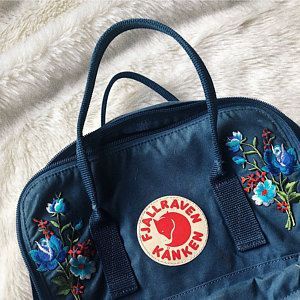 Вышивки на рюкзаках Kanken