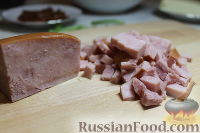 Фото приготовления рецепта: Запеканка из спагетти, со шпинатом и ветчиной - шаг №8