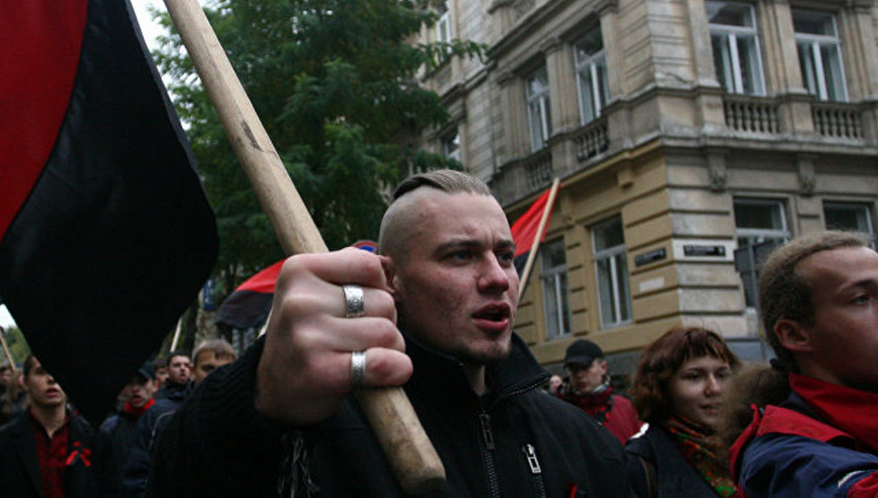 Во Львове прошло антипольское факельное шествие