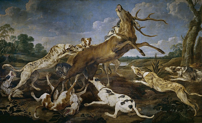 «Охота на оленя». Автор: Paul de Vos Staghunt. «Охота на оленя». Автор: Paul de Vos Staghunt.