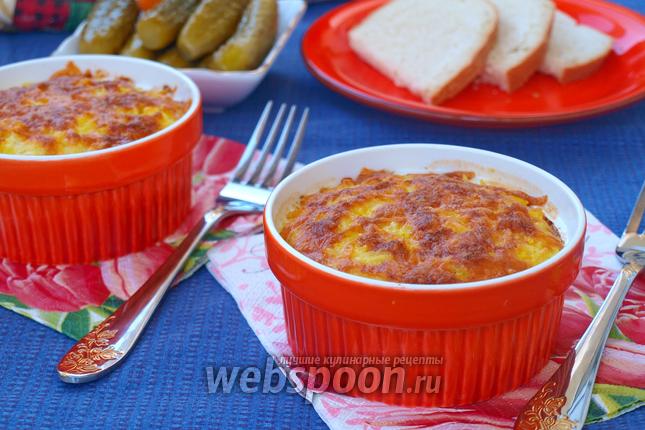 Запеканка из риса и курицы