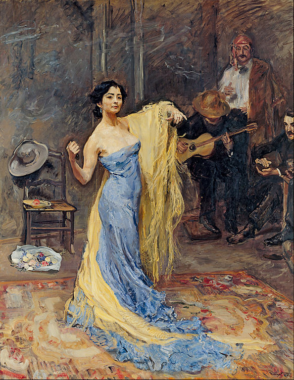 Portrait of the Dancer Marietta di Rigardo.1904. Max Slevogt. Portrait of the Dancer Marietta di Rigardo.1904. Max Slevogt.