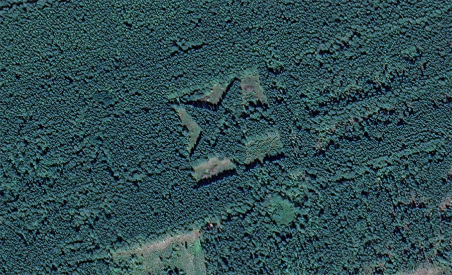 Советские надписи из деревьев, которые видно из космоса (ФОТО)