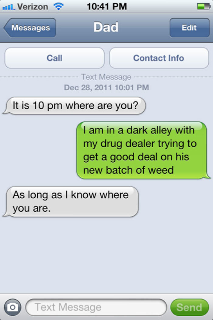 Funny Dad Text