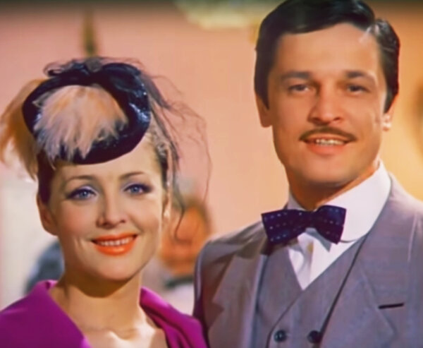 Жанна Глебова и Ивар Калныньш в фильме «Сильва», 1981 год