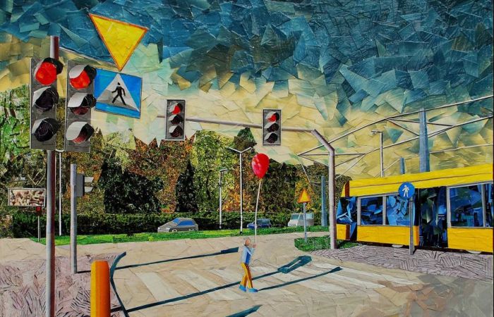БУМАЖНАЯ ЖИВОПИСЬ ПОЛЬСКОГО ХУДОЖНИКА АЛЬБИНА ТАЛИКА