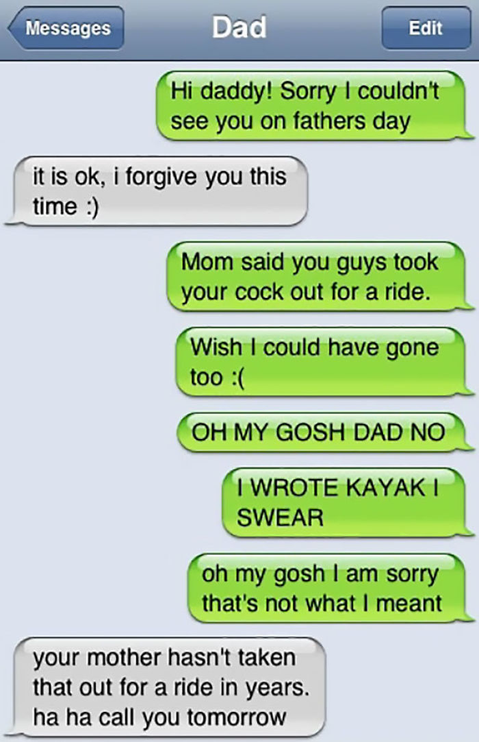 Funny Dad Text