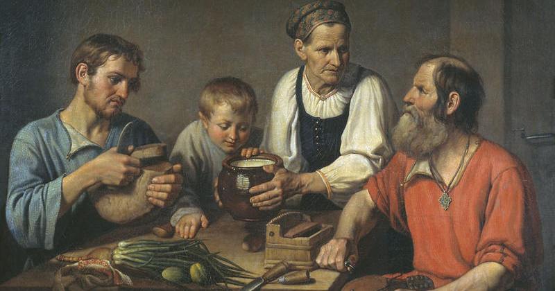 «Хлеб и вода — наша еда»: что и как ели в русских деревнях в конце XIX века