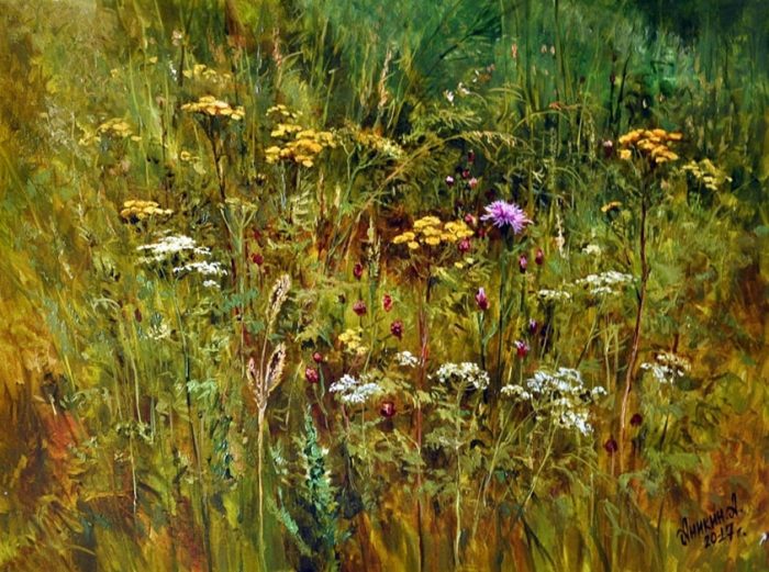 работы Алексея Аникина – 13 ХУДОЖНИК АЛЕКСЕЙ АНИКИН. ЦВЕТУЩИЕ ЛУГА