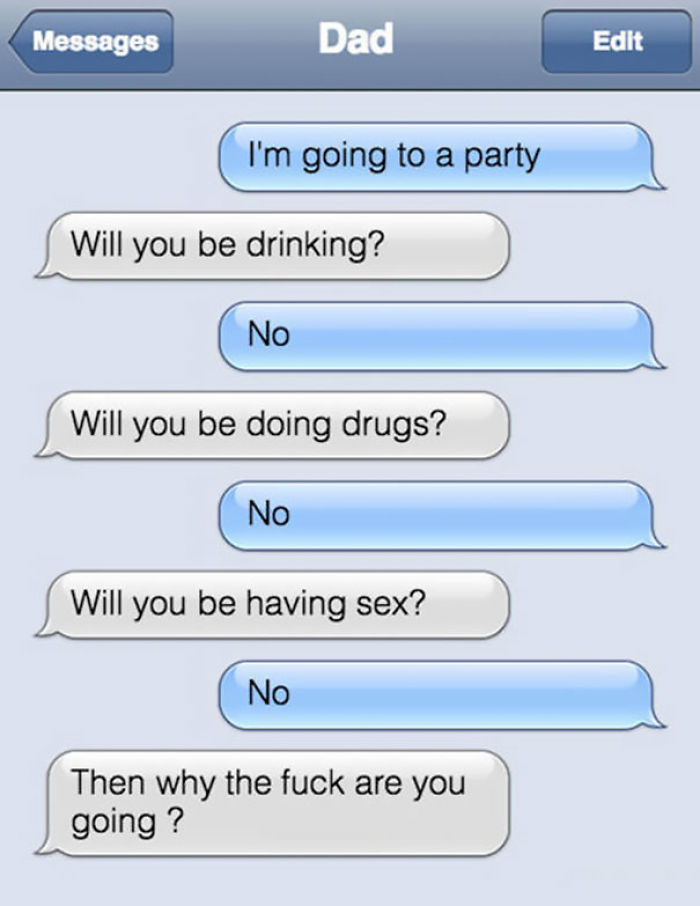 Funny Dad Text