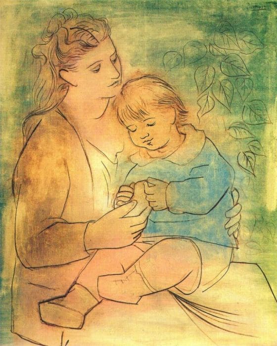 Пабло Пикассо. Мать и дитя, 1922 | Фото: artchive.ru